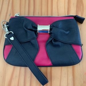 Betsey Johnson Bow Clutch